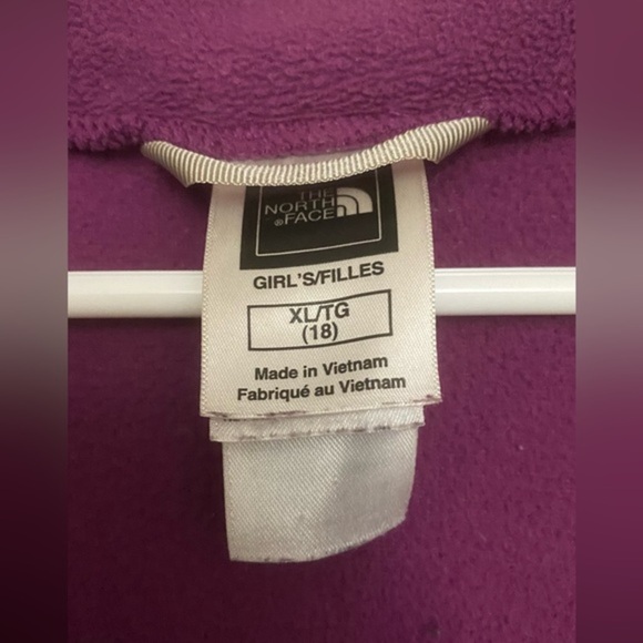 The North Face 1/4 Zip Fleece Girls XL (18) - Picture 5 of 6